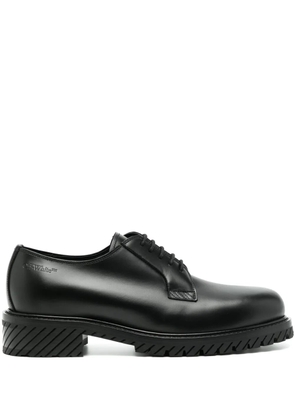 Off-White Military leather Derby shoes - Black