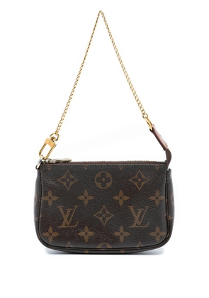 Louis Vuitton Pre-Owned 2019 Monogram Mini Pochette Accessoires handbag - Brown