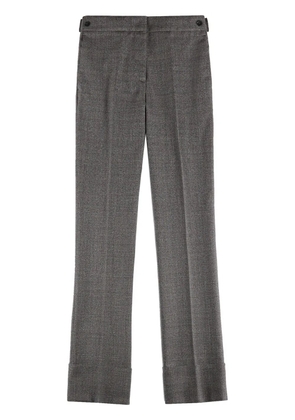 Tod's pressed-crease straight trousers - Grey