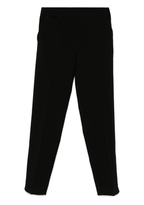 D.Exterior pressed crease trousers - Black