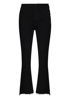 MOTHER The Insider Crop Step Fray jeans - Black