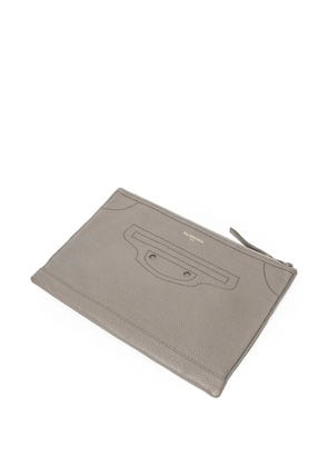 Balenciaga Pre-Owned Blackout clutch bag - Grey