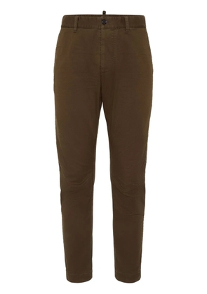 DSQUARED2 cotton tapered trousers - Brown