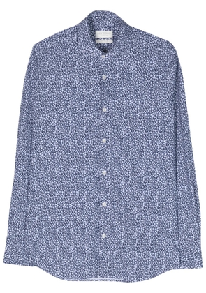 Dell'oglio floral-print classic-collar shirt - Blue
