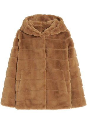 Apparis Goldy hooded coat - Brown