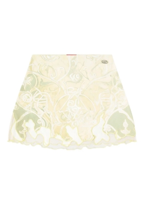 Diesel O-Lane mini skirt - Yellow
