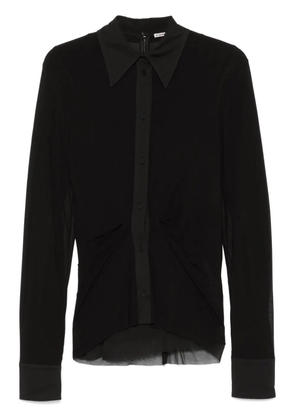 Jil Sander crepe shirt - Black