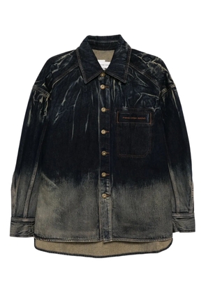 Feng Chen Wang gradient denim jacket - Blue