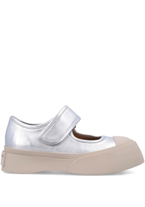 Marni Pablo flat pumps - Silver