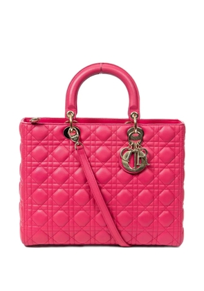 Christian Dior Pre-Owned leather tote bag - Pink