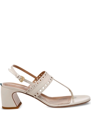 A.Bocca 65mm perforated-detail sandals - Neutrals