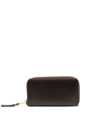 Comme Des Garçons Wallet calf-leather zip wallet - Brown