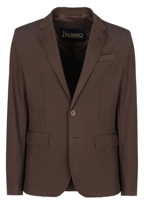 Herno single-breasted blazer - Brown