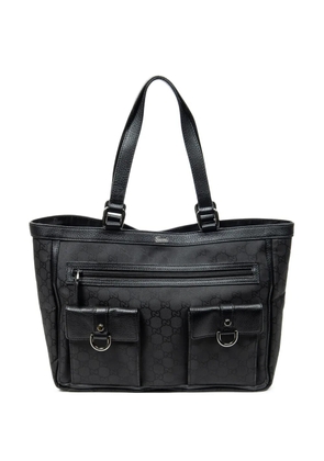 Gucci Pre-Owned Abbey GG monogram tote bag - Black