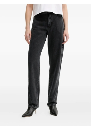 BOSS logo-patch jeans - Black