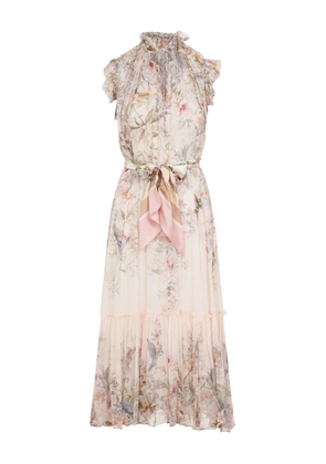 ZIMMERMANN Rebellion midi dress - Neutrals