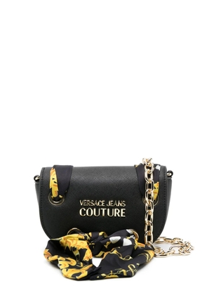 Versace Jeans Couture embellished faux-leather mini bag - Black