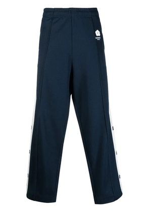 Kenzo 'Boke' flower signature motif track pants - Blue