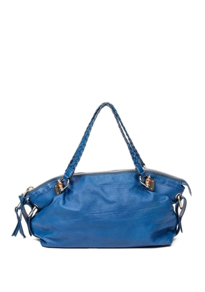 Gucci Pre-Owned bamboo bar boston shoulder bag - Blue
