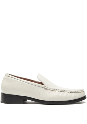 Acne Studios leather loafers - White