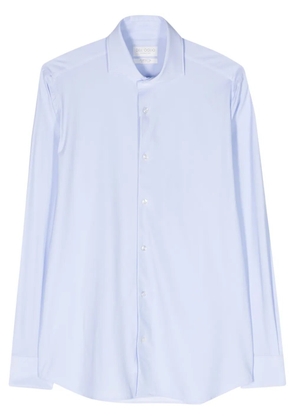 Dell'oglio striped classic-collar shirt - Blue