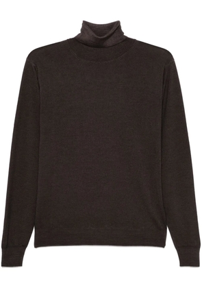 Dell'oglio merino-wool turtleneck sweater - Brown