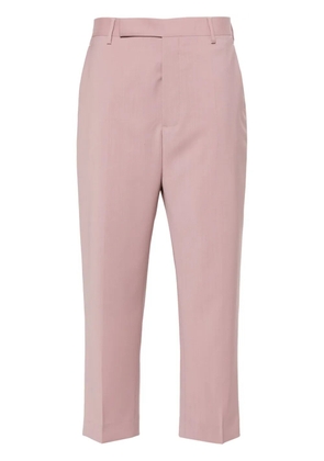 Rick Owens pressed-creased wool trousers - Pink