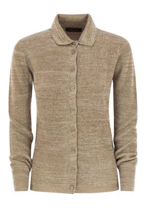 Fabiana Filippi spread-collar button-up cardigan - Neutrals