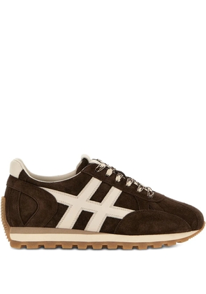 Hogan H671 86ER suede sneakers - Brown