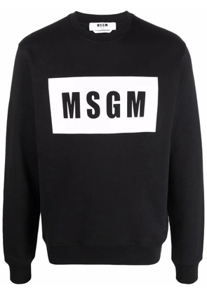 MSGM logo-print sweatshirt - Black