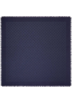 Tory Burch T Monogram Jacquard Scarf - Blue