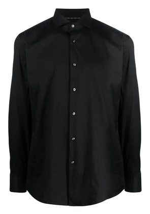 BOSS spread-collar button -up shirt - Black