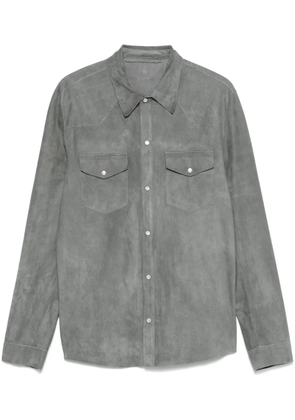 Salvatore Santoro suede shirt - Grey