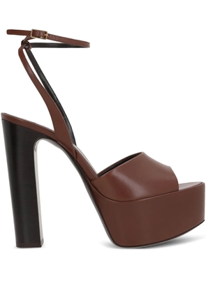 Saint Laurent 125mm Jodie sandals - Brown