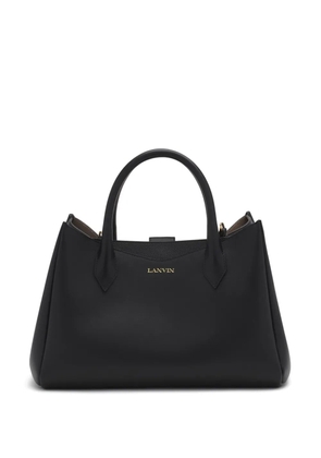 Lanvin logo-stamp tote bag - Black