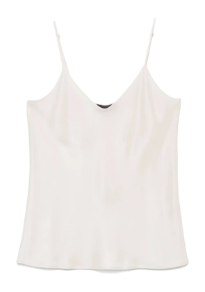Lorena Antoniazzi crepe tank top - Neutrals