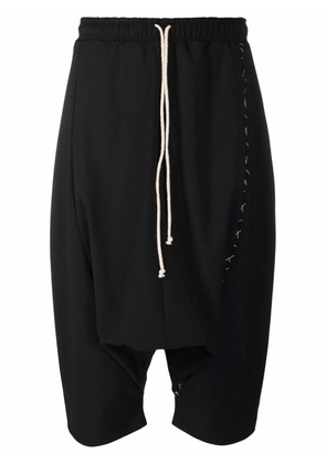 Alchemy drop-crotch drawstring shorts - Black