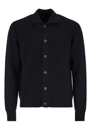 Peserico ribbed button cardigan - Blue