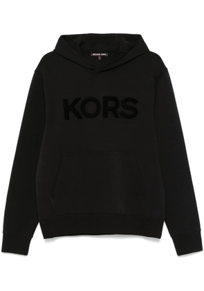 Michael Kors tufted-logo hoodie - Black