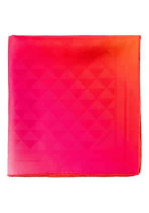 Prada printed silk scarf - Pink