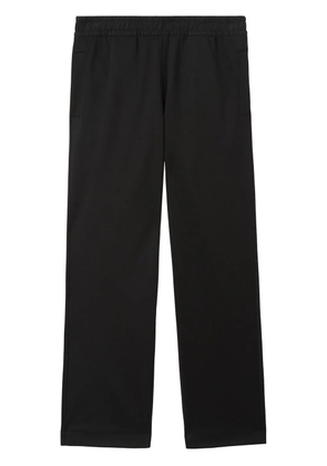 Burberry logo-print track pants - Black
