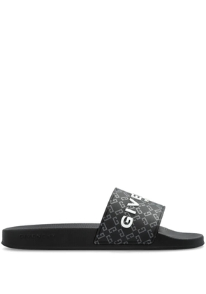 Givenchy logo-embossed slides - Black