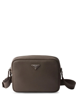 Prada textured leather crossbody bag - Grey