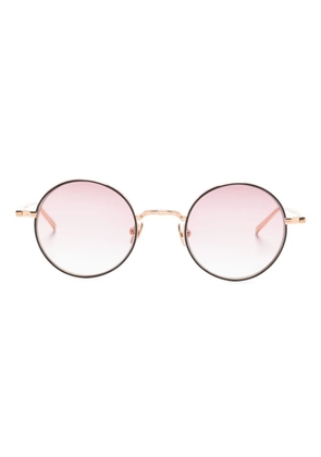 Matsuda gradient round-frame sunglasses - Pink