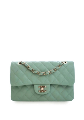 CHANEL Pre-Owned 2021-2025 Small Classic Caviar Double Flap shoulder bag - Green