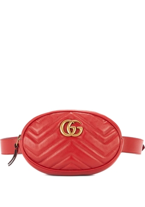 Gucci Pre-Owned GG matelassé belt bag - Red