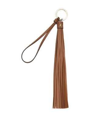 Jimmy Choo Tassel keyring charm - Brown