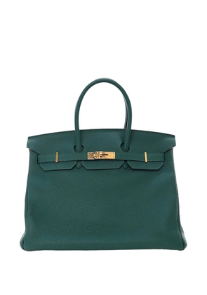 Hermès Pre-Owned 2016 Togo Birkin Retourne 35 handbag - Green