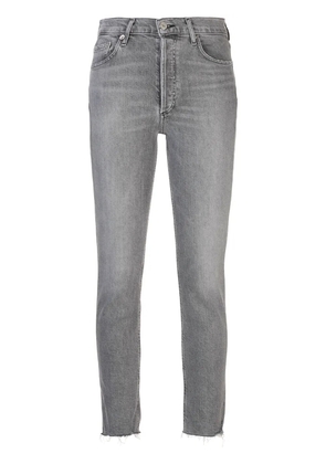 AGOLDE high rise Nico slim-fit jeans - Grey