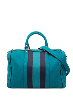 Gucci Pre-Owned 2000-2015 Nubuck Web Joy satchel - Blue